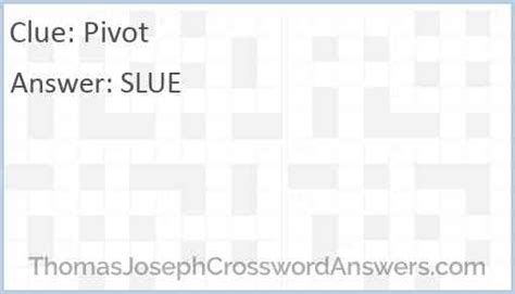 pivoting crossword clue|pivot crossword clue 6 letters.